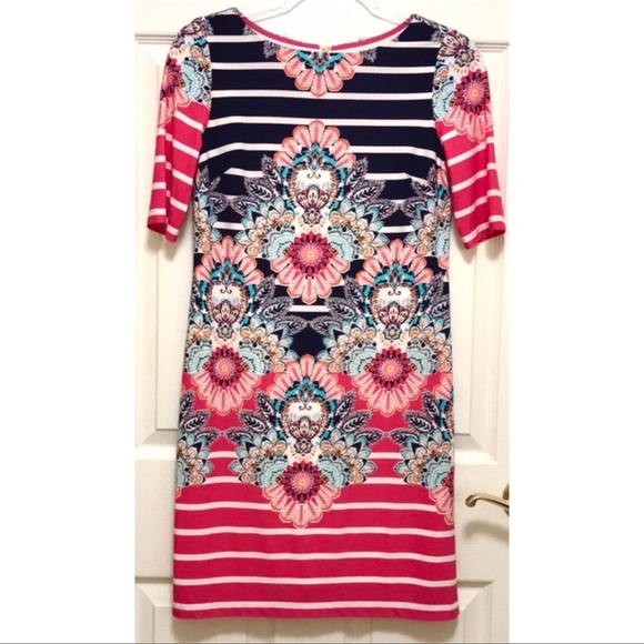 Eliza J Kaleidoscope Print Dress - Picture 3 of 15